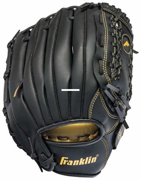 Franklin 22634 12" Fieldmaster - BLK/GLD Ball Glove - 22634