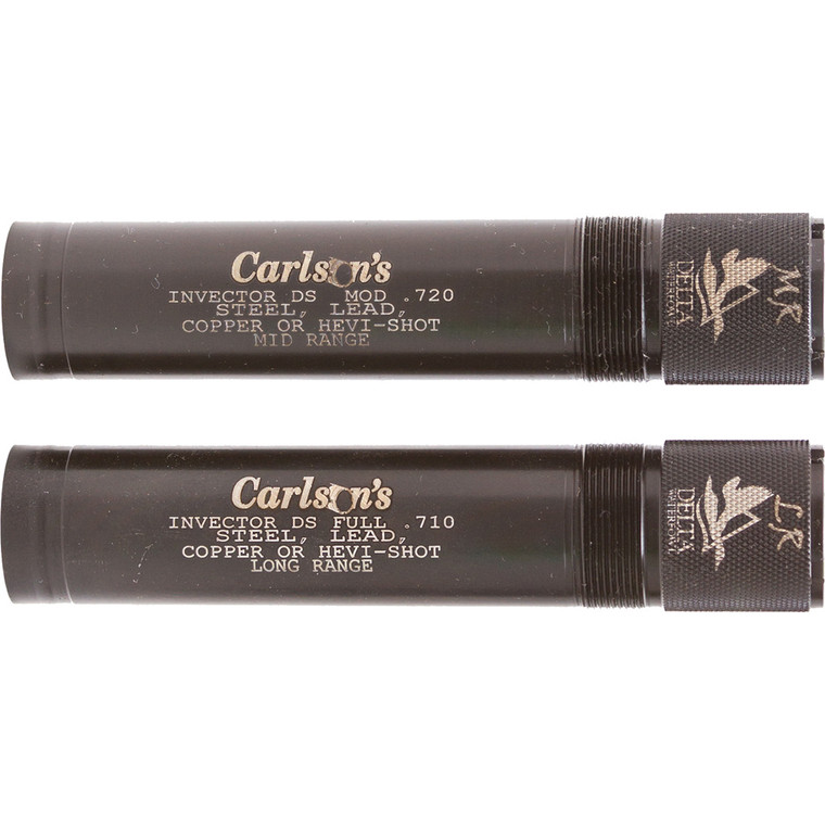 Carlsons 07650 Delta Waterfowl 12ga - 2 PK (MR & LR): Browning Invector DS - 7650