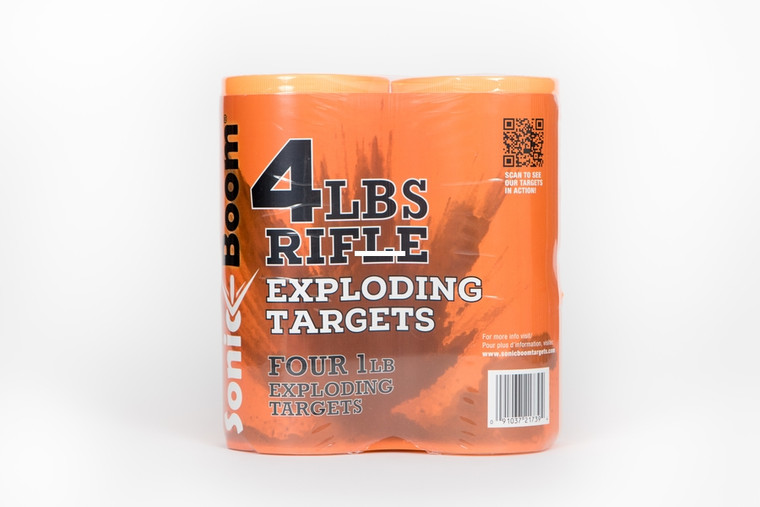 Sonic Boom SBT014P 1lb Exploding - Target- 4 Pack - SBT014P