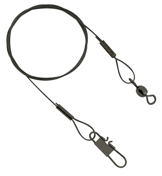 South Bend BL-123 12In Black - Leaders 30Lb 3pk - BL-123