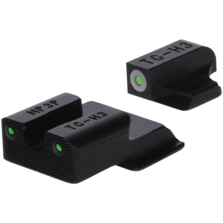TRUGLO TG231MP4W Trit Pro S&W Ez - 9Mm Set Wht Handgun Sights - TG231MP4W