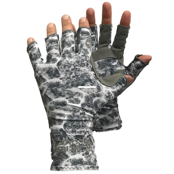 Glacier 079ST-S Islamorada Sun - Glove S - Gray Camo - 079ST-S