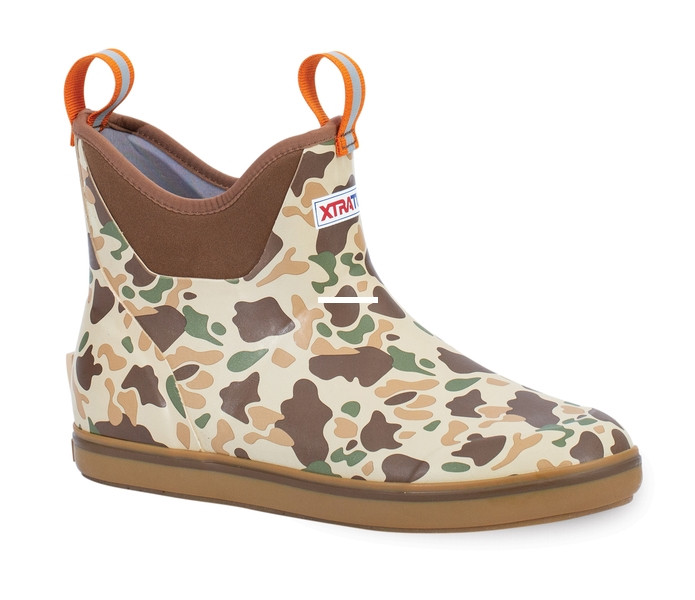 Xtratuf XMAB-DCAM Men's Ankle Deck - Boot Duck Camo/Tan Size 13 - XMAB-DCAM
