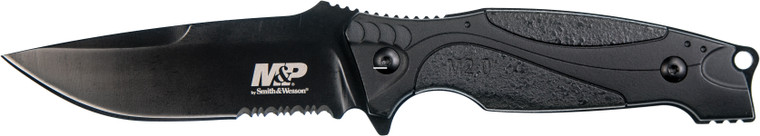 Smith & Wesson MPM2.0F40 M&P 2.0 - Fixed Blade, 8Cr13MoV Steel 4 Blade - MPM2.0F40