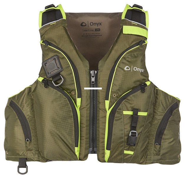 Onyx 120600-400-030-20 Pike Paddle - Sports Life Jacket-Green S/M - 120600-400-030-20
