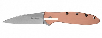 Kershaw 1660CU Leek - Copper-Speedsafe, 3.0", 14C28N - 1660CU
