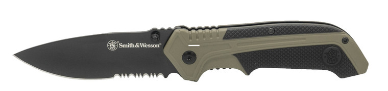 Smith & Wesson 1100037 Spring - Assist Clip Folder Rubberized - 1100037