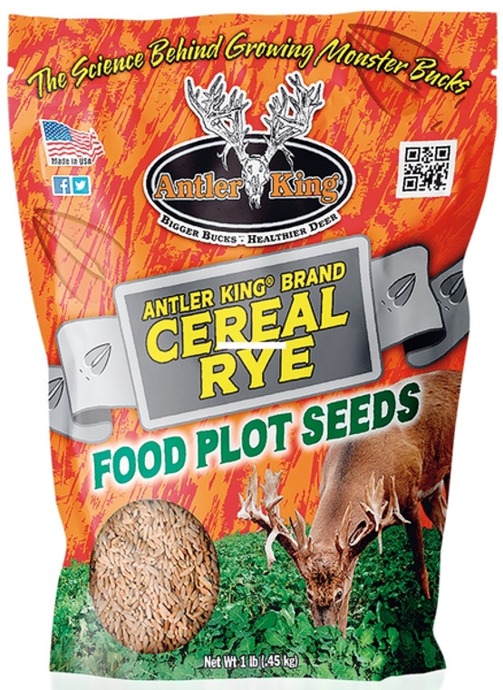 Antler King AKCR1 Cereal Rye (1# - bag - 1/60 acre) - AKCR1