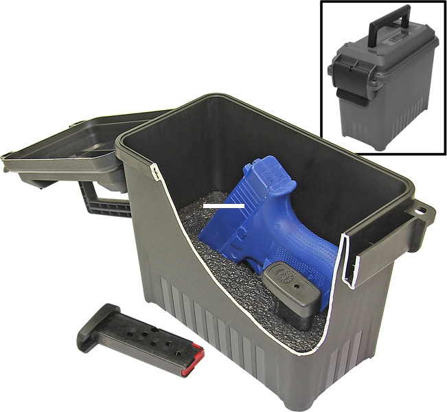 MTM TPC1S Tactical Pistol - Sub-Compact Case, Holds Sub-Compact - TPC1S