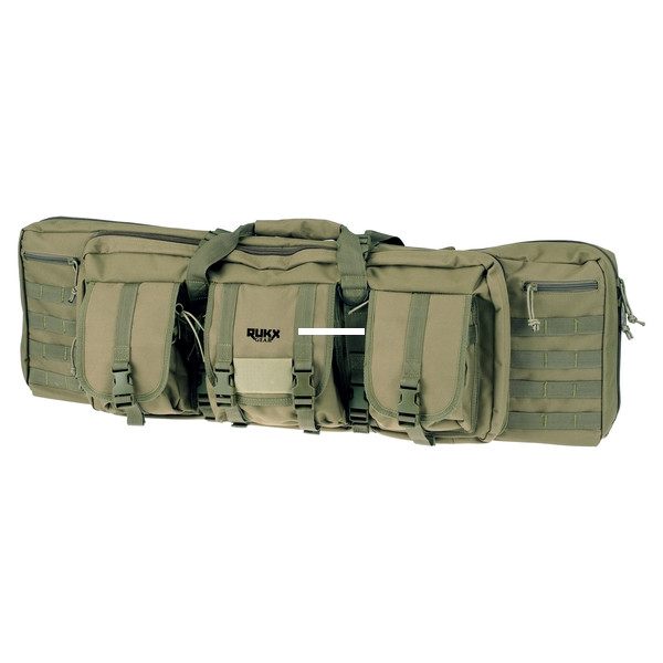 Rukx Gear ATICT36DGG ATI 36" - Tactical Double Gun Case Green Rukx - ATICT36DGG