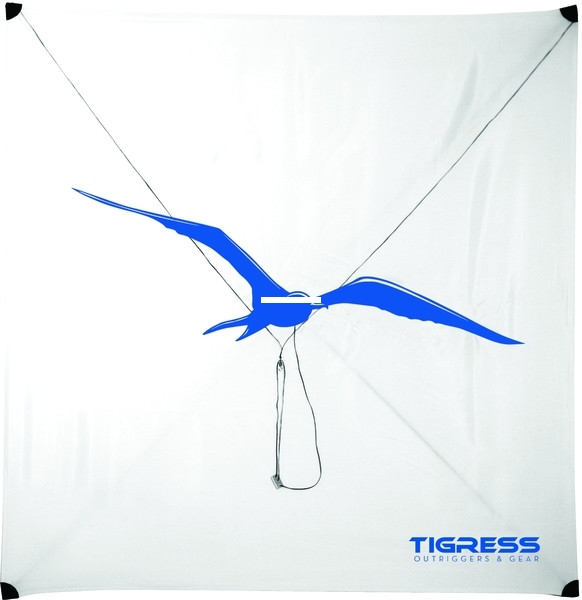 Tigress 88607-2 Specialty Lite Wind - Kite, White, 5 - 10 mph Winds - 88607-2