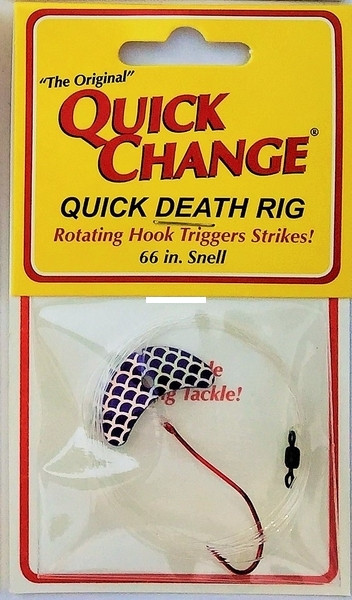 Quick Change QW6 Quick Death- 1" - Wing Rig- SZ 2 Quick Death Hook- - QW6