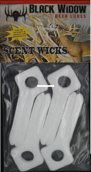 Black Widow Deer Lures A0250 Widow - Maker Scent Wicks 4pk. - A0250