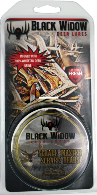 Black Widow Deer Lures S0434 Scrape - Master 2oz. Scrape Beads, Dominate - S0434 Black Widow Deer Lures S0434 Scrape - Master 2oz. Scrape Beads, Dominate - S0434