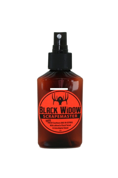 Black Widow Deer Lures R0120 Red - Label Southern, Scrape Master 3oz. - R0120