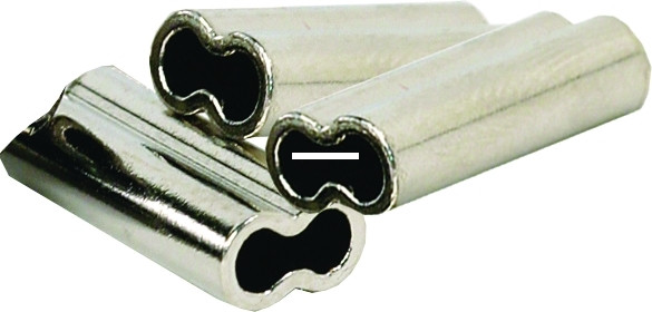 Billfisher 2.3N-100 Double Sleeves - Nickel 400Lb Mono 100Pk - 2.3N-100