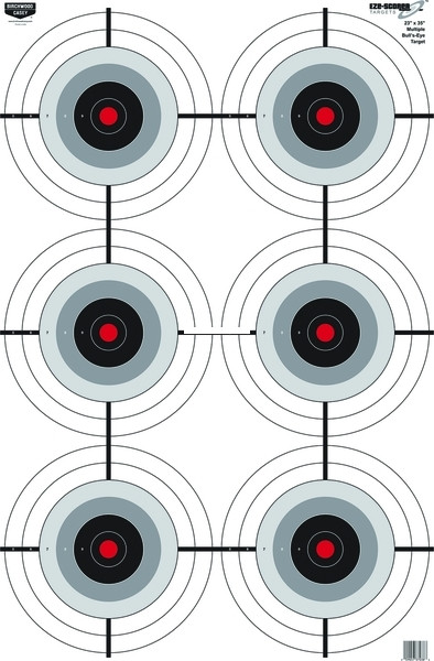 Birchwood Casey BC-37037 Eze-Scorer - 23" x 35" Multiple Bull's-Eye - 5 - BC-37037