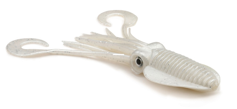 P-Line PTTS70-311 Twin Tail Squid - 7" Pearl Glitter - PTTS70-311