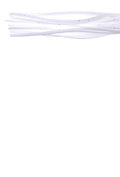 Danielson SQD453145 Squid Bait 4.5" - White/Silver Glitter 3pk - SQD453145