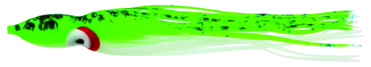 Delta Tackle 03104 Rigged Squid - Hoochy, 4 1/2", Nuclear Reaction - 3104