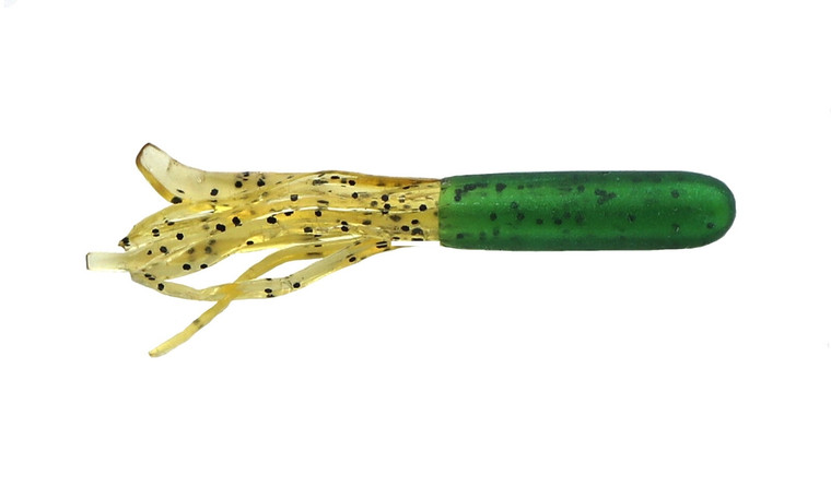Dry Creek 81081 Mini Skirt, 1 1/2" - 20 pk., Perch Minnow- Dark Green - 81081