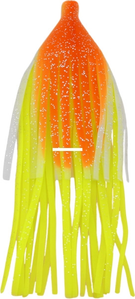 Zak Tackle Z-GDSO Giant Double - Skirt - 2pk, Orange/Glow - Z-GDSO
