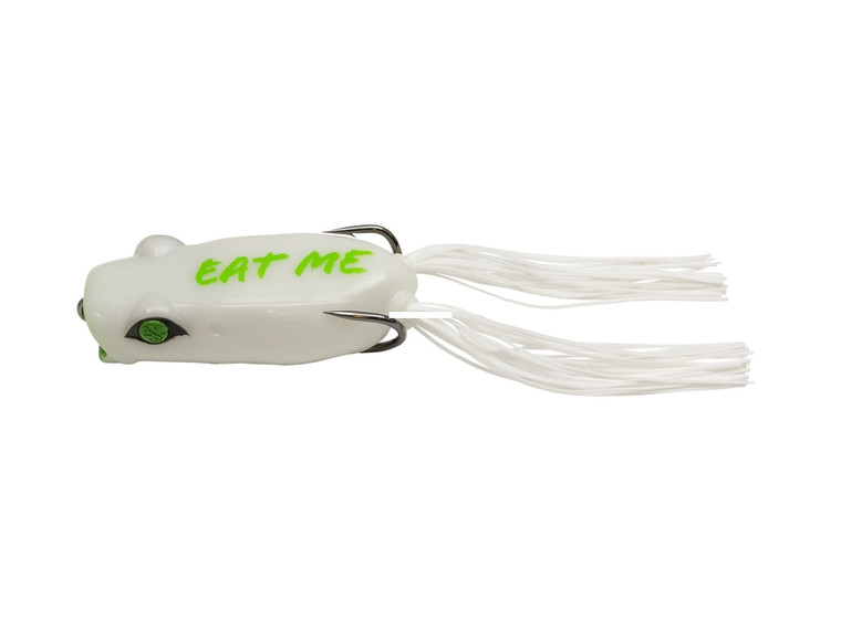 Googan Squad 10-50-GGS-10001G - Poppin' Filthy Frog 2 1/2" White - 10-50-GGS-10001G
