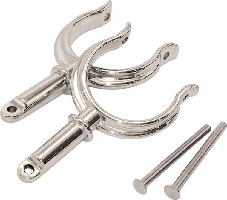 Shoreline Marine SL52232 Oarlock - Horns Chrome Zamak - SL52232 Shoreline Marine SL52232 Oarlock - Horns Chrome Zamak - SL52232