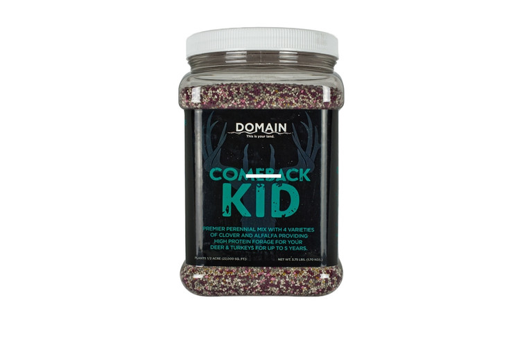 Domain CBKFP375 Comeback Kid Food - Plot Mix, 3.75 lbs., Plants 1/2 Acre - CBKFP375