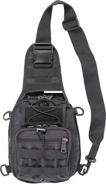 Bulldog BDT407B X-Small "Go" Sling - Bag/ Waist Pack- Black - BDT407B