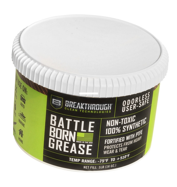 Breakthrough BTG-1LB Battle Born - Grease Fortified with PTFE - 1lb Tub - BTG-1LB