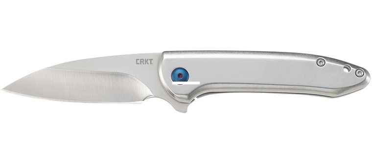 CRKT 5385 Delineation Folding Knife - 2.94" Plain Edge Blade w/ Frame Lock - 5385