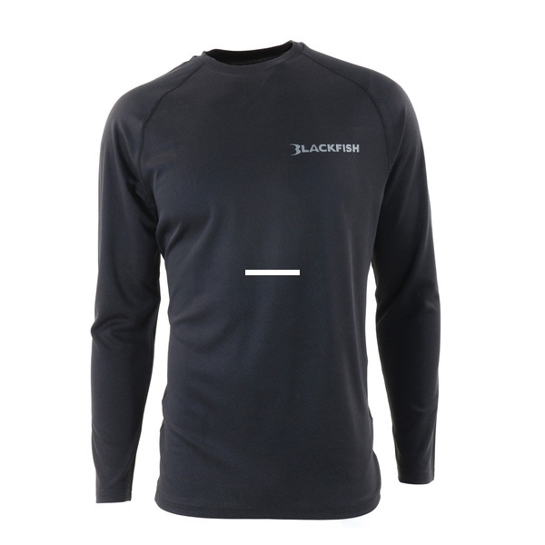 Blackfish 16241 NTS Honeycomb - Baselayer Top (Black/Grey) XL - 16241