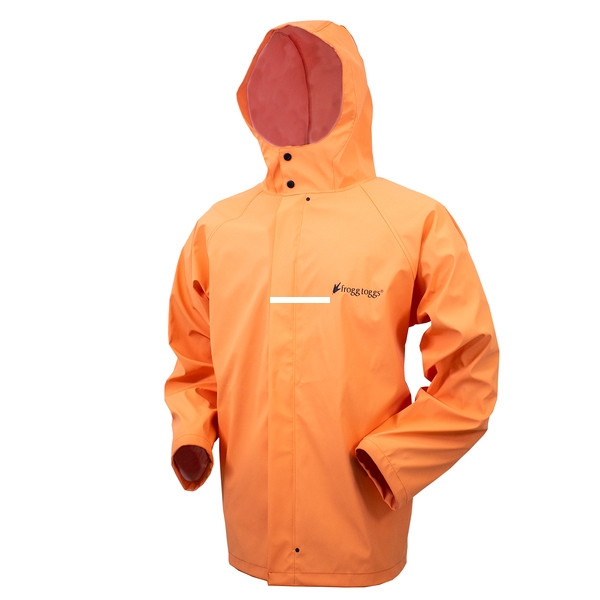 Frogg Toggs 1WA611-300-2X Men's - WayPoint Angler Jacket | Orange | - 1WA611-300-2X