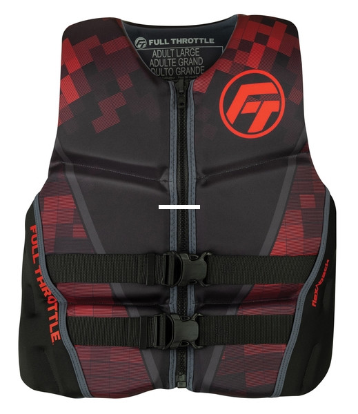 Full Throttle 142500-100-050-22 - Mens Rapid-Dry Flex-Back Red XL - 142500-100-050-22