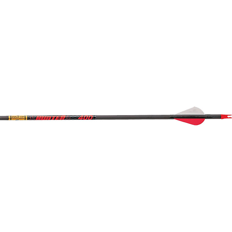 Gold Tip HUN400A2 Hunter 400, 2" - Raptor Vanes, .246 Gt Nock, .246 - HUN400A2