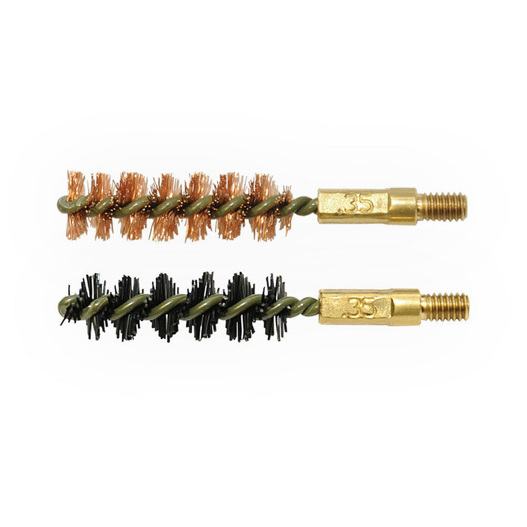 Otis Technologies - 35 Cal Bore Brush 2 Pack 1 Nylon/1 Brnz - FG335NB