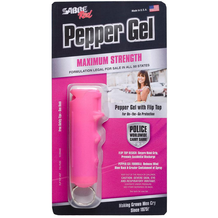 Security Equipment - Ruger Fliptop Pepper Gel - Pink - RUF15P