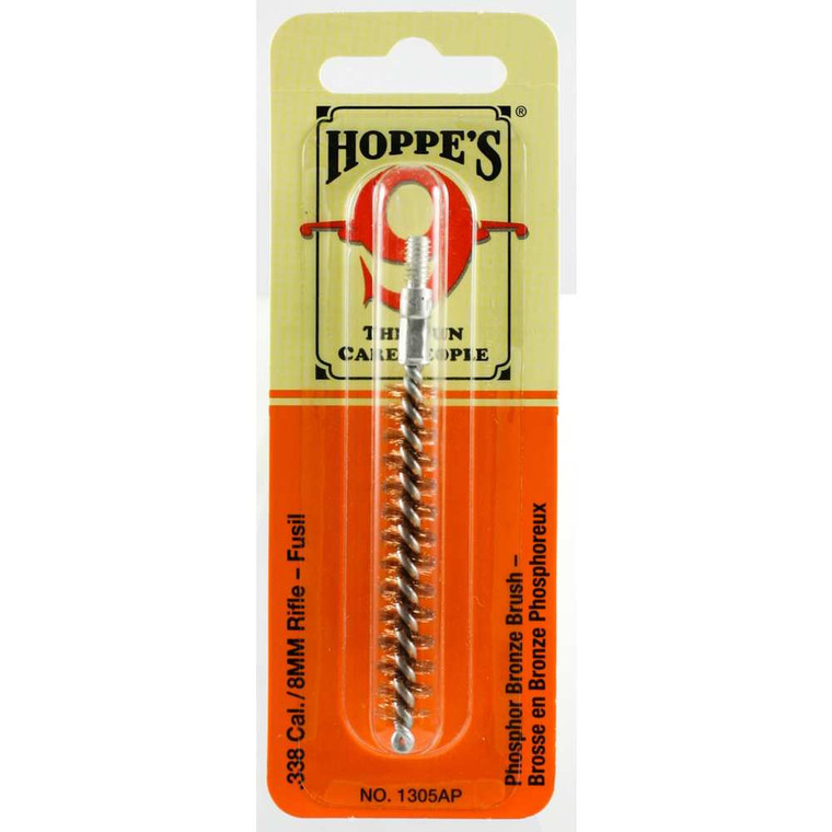 Hoppe's - Case Of 10 Bronze 338/8mm Rifle Bore Brush - 1305AP