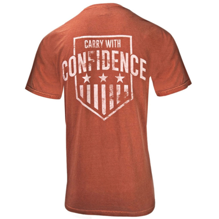 Glock - Carry Confidence Shirt Rust/orange Xl - AA75114