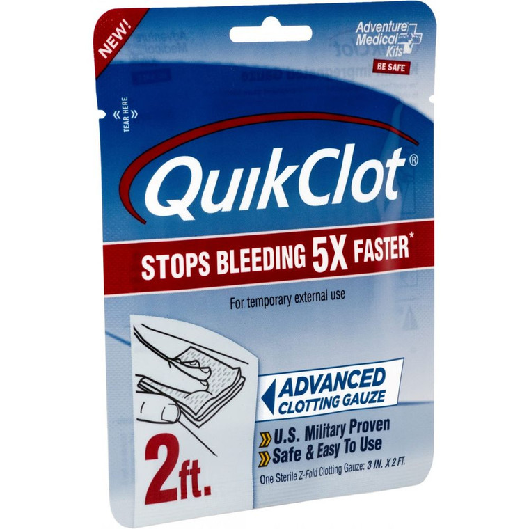 Adventure Medical Kits - Quikclot Gauze 3in X 2ft - 50200025