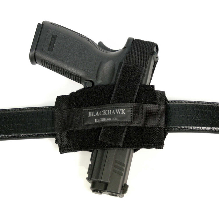 Blackhawk - Ambidextrous Flat Belt Hlstr Blk - 40FB02BK