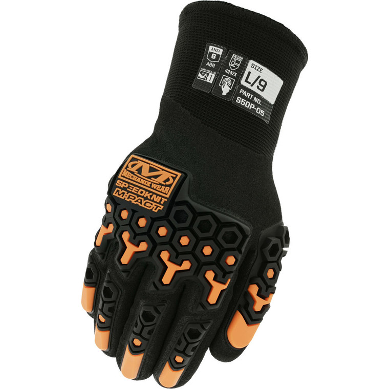 Mechanix Wear - Spdknt M-pact Thermal Gloves Med Black - S5DP05008