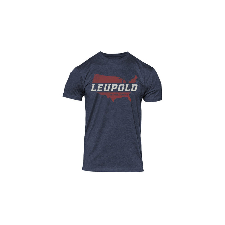 Leupold & Stevens - American Original Tee Navy Heather M - 180436 Leupold & Stevens - American Original Tee Navy Heather M - 180436