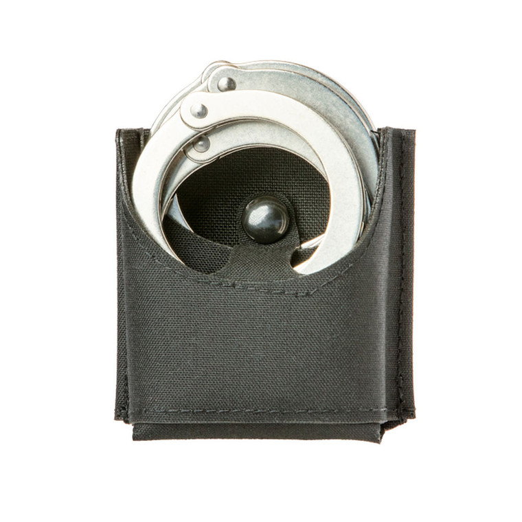 Sentry - Double Handcuff Pouch Open Top Blk - 25NP27BK
