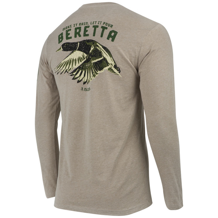 Beretta Usa Corp - Highball Ls T-shirt Beige S - TS205T18900118L