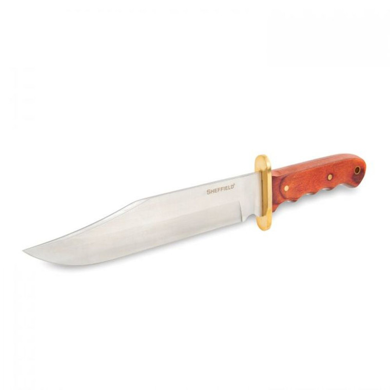 Sheffield - Timber Bowie 8.75in Clip Point Fxd Knife - 12691 Sheffield - Timber Bowie 8.75in Clip Point Fxd Knife - 12691