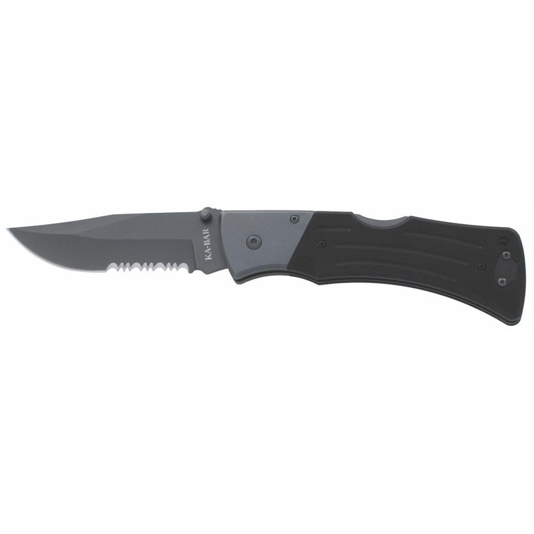 Ka-bar Knives - G10 Mule Folder-clampack Serr Edge - 3063CP