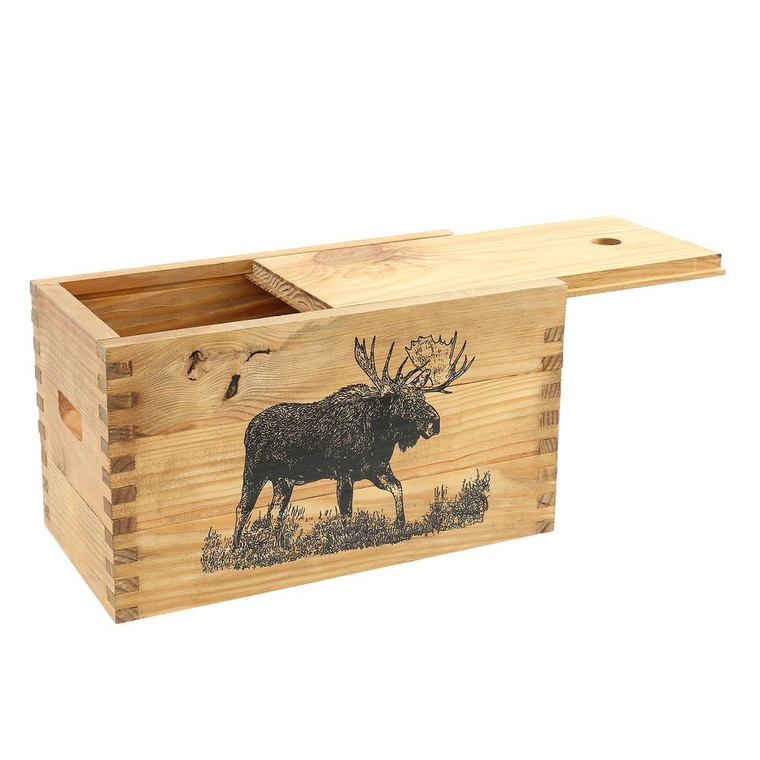 Sheffield - Standard Pine Craft Box Moose Usa Made - 126501