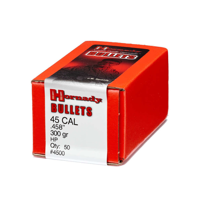 Hornady - Bullet 45 Cal 458 300 Gr Hp 50/bx - 4500